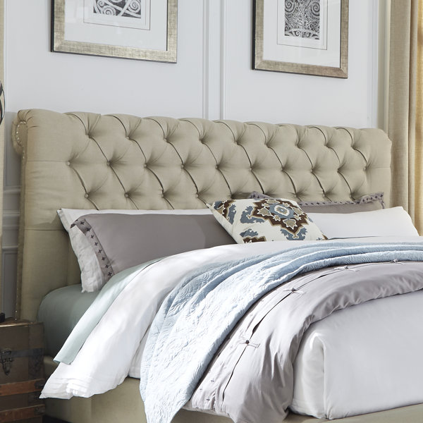 Darby Home Co Dellinger Upholstered Sleigh Headboard & Reviews Wayfair